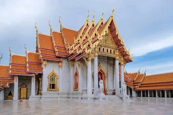 Wat Benchamabophit Temple Bangkok Thailand Marble Temple Bangkok Beautiful Buddhist — Stockfoto