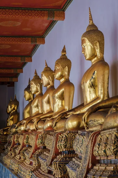 Wat Pho Templo Bangkok Tailândia Templo Reclinado Bangkok Belo Templo — Fotografia de Stock