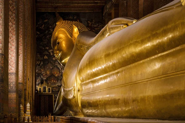 Wat Pho Temple Bangkok Thailand Reclining Temple Bangkok Beautiful Buddhist — Stock Photo, Image
