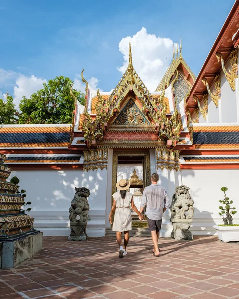 Wat Pho Temple Bangkok Thailand Reclining Temple Bangkok Beautiful Buddhist — Stockfoto