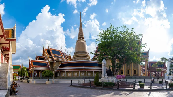 Wat Ratchabophit Temple Bangkok Thailand Beautiful Temple Golden Pagoda Bangkok — Φωτογραφία Αρχείου