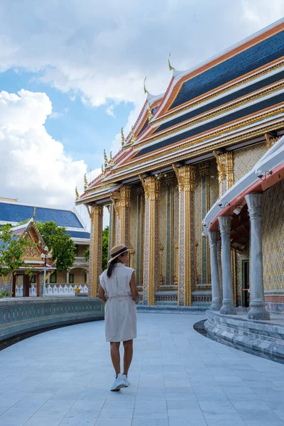 Wat Ratchabophit Temple Bangkok Thailand Beautiful Temple Golden Pagoda Bangkok — Stock Photo, Image