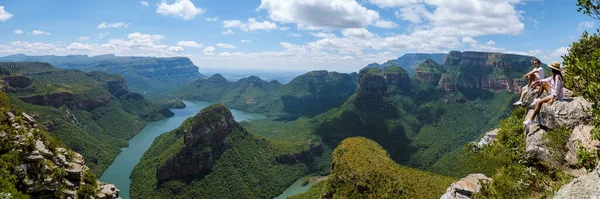 Panorama Route South Africa Blyde River Canyon Three Rondavels View — Foto de Stock
