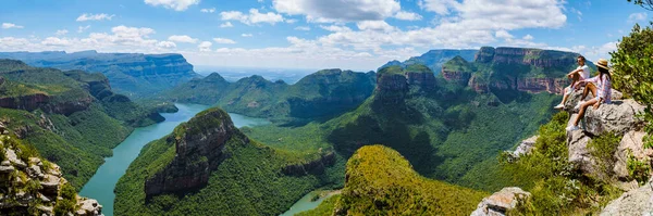 Panorama Route South Africa Blyde River Canyon Three Rondavels View — Stockfoto