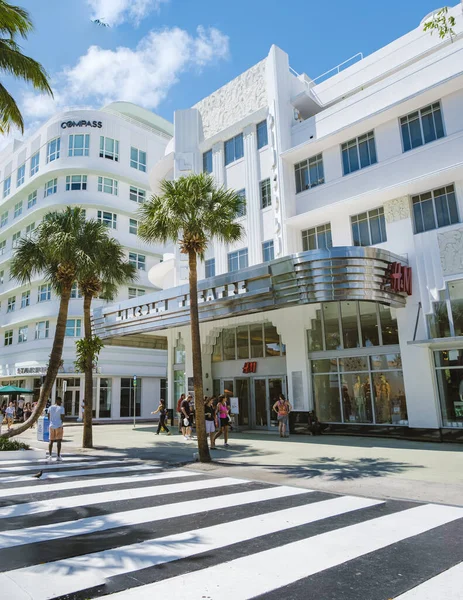 Miami Beach April 2019 Beautiful Lincoln Road Shop Shop Shopping — Fotografia de Stock