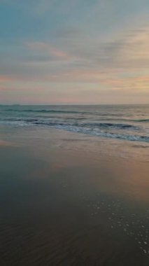 sunset on the tropical beach of Koh Lanta Thailand during a vacation in Thailand. Koh Lanta Island Thailand