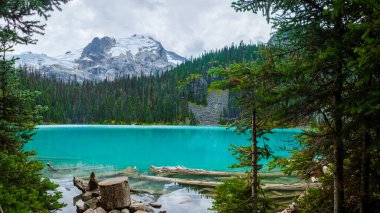 Joffre Lakes British Colombia Whistler Canada, colorful lake of Joffre lakes national park in Canada. 