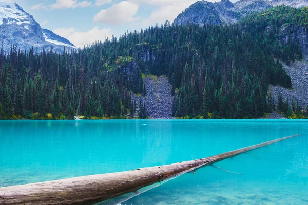 Озера Жоффре Британская Колумбия Шепот Канада Красочное Озеро Жоффре Озеро — стоковое фото