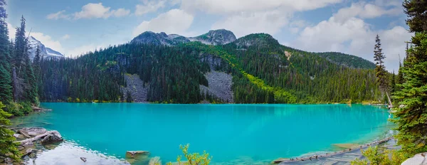 Joffre Lakes British Colombia Whistler Canada Colorful Lake Joffre Lakes — Foto de Stock