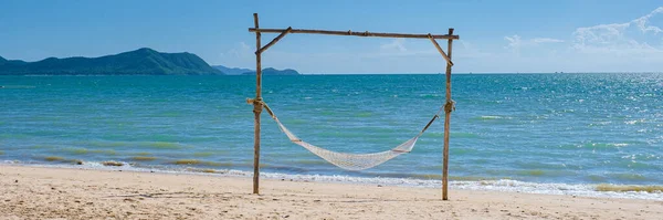 Hammock Beach Ban Amphur Beach Pattaya Thailand Beach Beautiful Palm — Fotografia de Stock