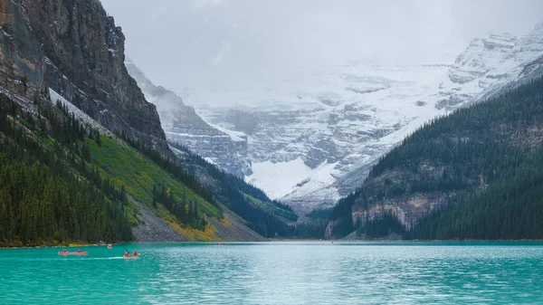 Lake Louise Banff National Park Lake Canadian Rocky Mountains — Fotografia de Stock