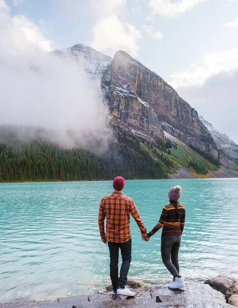 Lake Louise Banff National Park Lake Canadian Rocky Mountains Young — Foto Stock