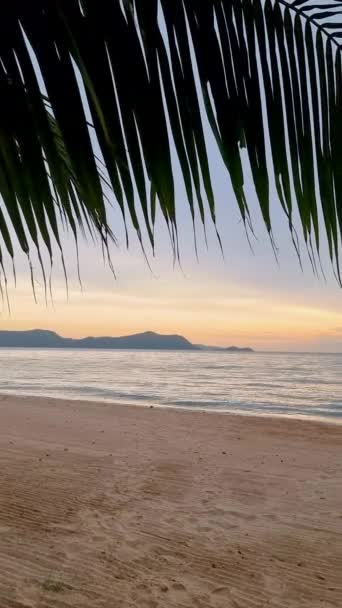 Sunset Beach Pattaya Sunset Thailand Ban Amphur Beach Tropical Beach — 图库视频影像