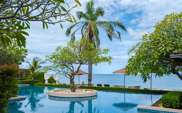 Huahin Tailandia Aleenta Huahin Resort Complejo Lujo Playa Tailandia Con — Foto de Stock