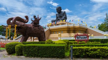 Luang Pu Thuat Wat Huay Mongkol Hua Hin Tayland, Büyük Buda Wat Huay Mongkol güneşli bir günde