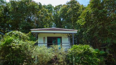 Koh Kood Tayland Ekim 2022, Tayland 'da tropik bir bahçede lüks bir tatil köşkü..