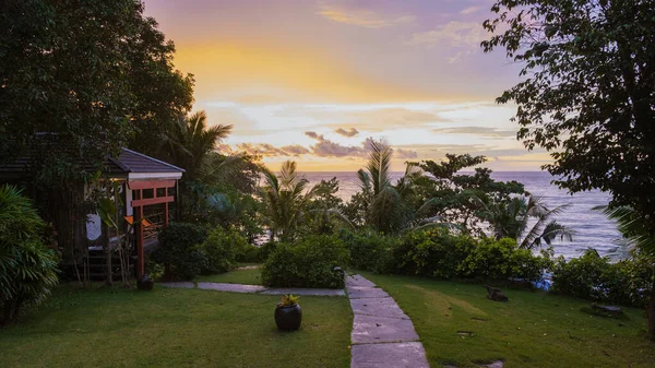 Koh Kood Thailand Oktober 2022 Luxe Vakantie Bungalow Een Tropische — Stockfoto