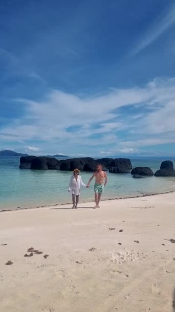 Koh Kham Trat Thailand Flygfoto Över Den Tropiska Nära Koh — Stockvideo