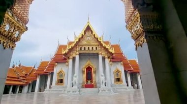 Wat Benchamabophit temple in Bangkok Thailand, The Marble temple in Bangkok Thailand