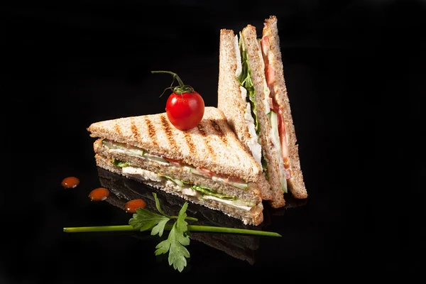 Clubsandwich — Stockfoto