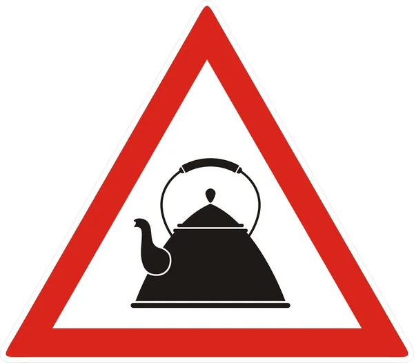 Sign "Чайник " — стоковый вектор