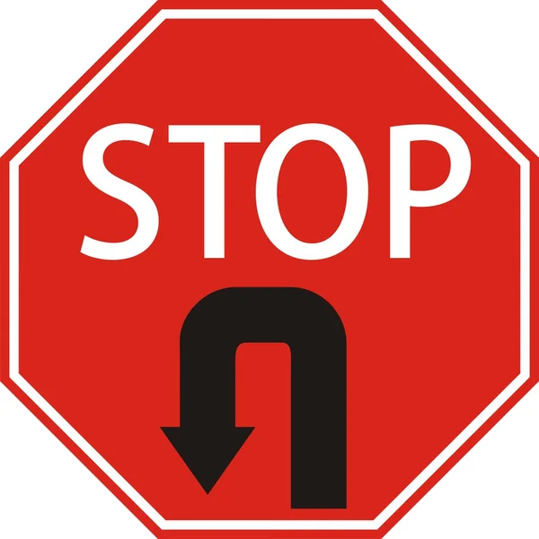 Señal de stop — Vector de stock