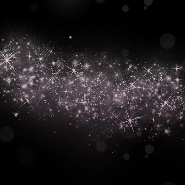 Oro brillante estrellas polvo rastro fondo — Foto de Stock