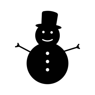 Kardan Adam simgesi basit tasarım