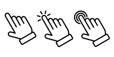 İmleç simgesi basit tasarımı ayarla