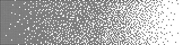 Pixel Black White Background — Stock Vector