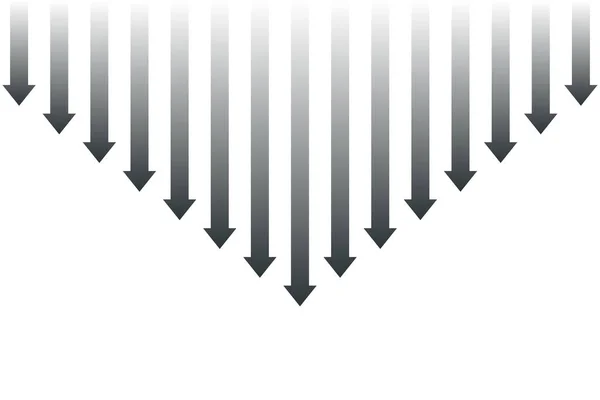 Arrow Set Icon Simple Design — Vector de stock