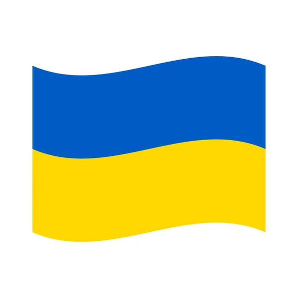 Ikona Příznaku Ukrajiny — Stockový vektor