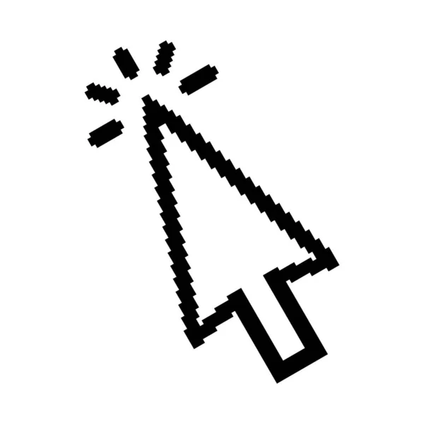 Символ Стрелкой Пикселя — стоковый вектор