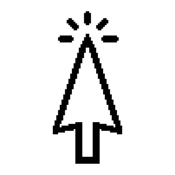 Символ Стрелкой Пикселя — стоковый вектор