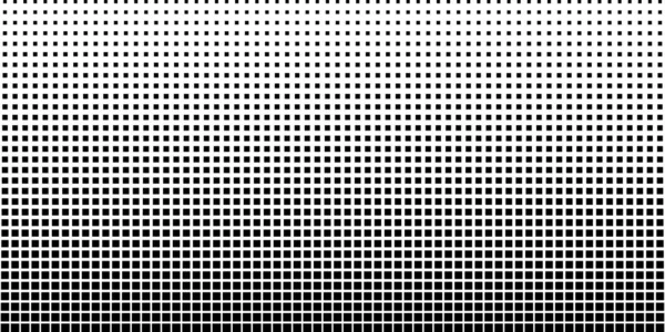 Square Halftone Effect Background Black White Colors — ストックベクタ