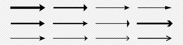 Arrows Icon Set Simple Design – Stock-vektor