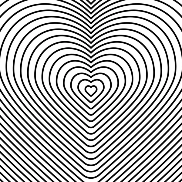 Heart Love Line Background Art — Stockvector