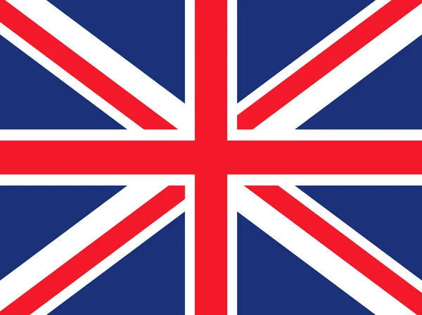 Große Britische Nationalflagge Hintergrund — Stockvektor