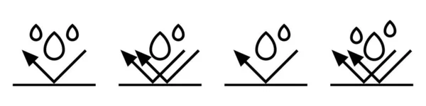 Водонепроницаемый Символ Простой Дизайн — стоковый вектор