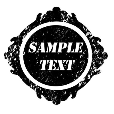 Grunge damga vintage