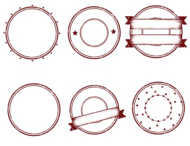 Kırmızı boş pullar ayarla