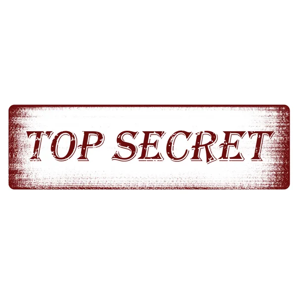 Top secret stamp — Stock Vector