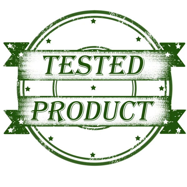 Tested product stamp — Stock Vector