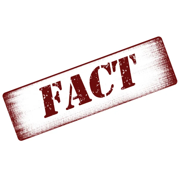 Fact stamp — Stock Vector