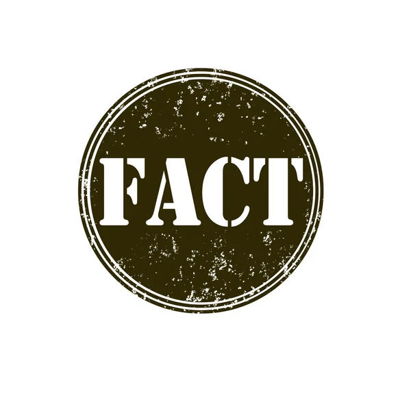 Brown Fact — Stock Vector