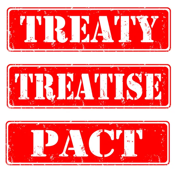 Treaty,treatise,pact — Stock Vector