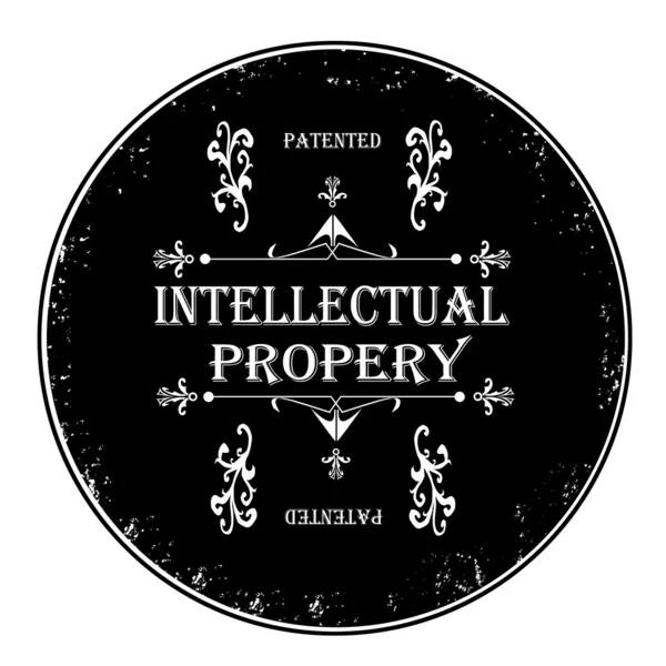 Timbro della proprietà intellettuale Illustrazione Stock