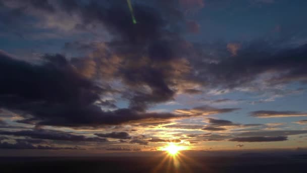 timelapse du coucher du soleil 
