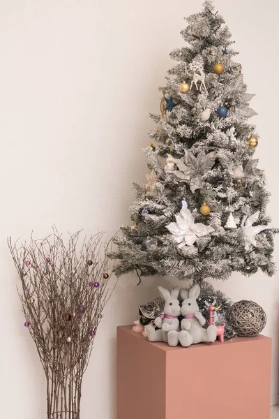 Árvore Natal Com Presentes — Fotografia de Stock
