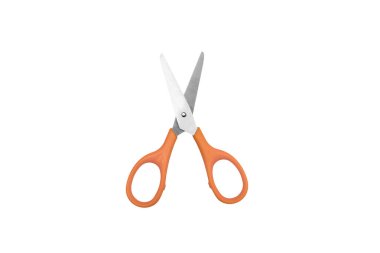 Makas beyaz arkaplanda izole edildi